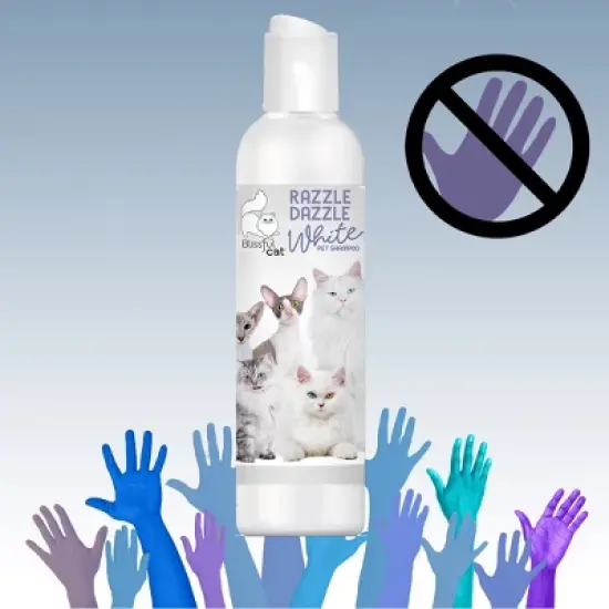 The Blissful Cat Razzle Dazzle White Cat Shampoo image {4}