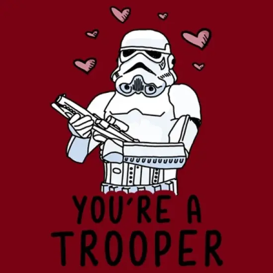 Men's Star Wars Valentine's Day You're A Trooper T-Shirt image {1}