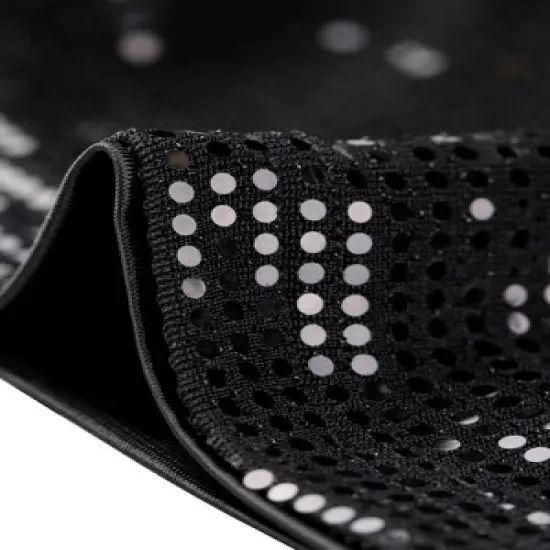 Allegra K Women's Slim Fitted Sequins Sleeveless Cut Out Front Crop Tank Top image {4}