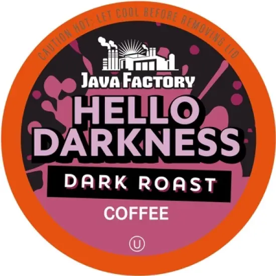 Java Factory Hello Darkness Flavored Coffee Pods for Keurig, Dark Roast,40 Count image {11}