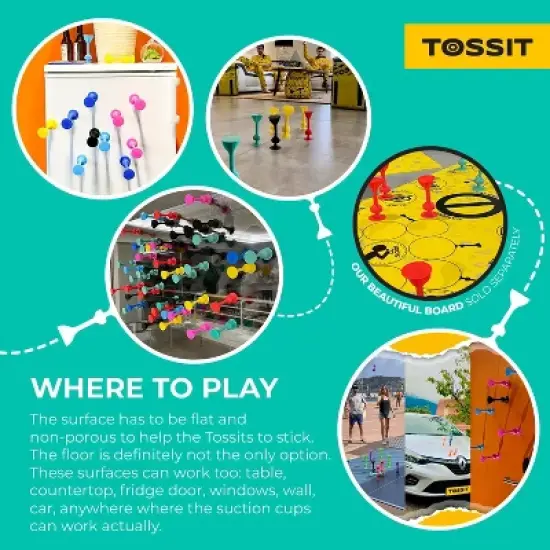 TOSSIT - Original Dart Game - Purple/Green image {2}