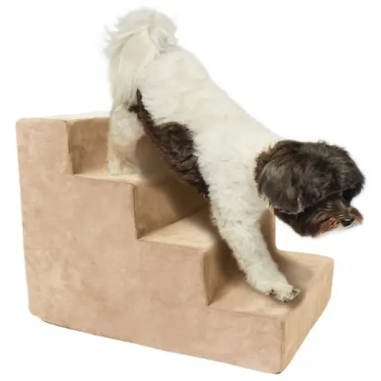 Precious Tails High Density Foam Steps Dog Stairs - Camel image {9}