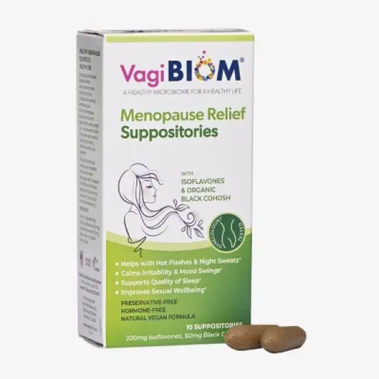 VagiBIOM&reg; Menopause Relief Suppositories (10 count) image {6}
