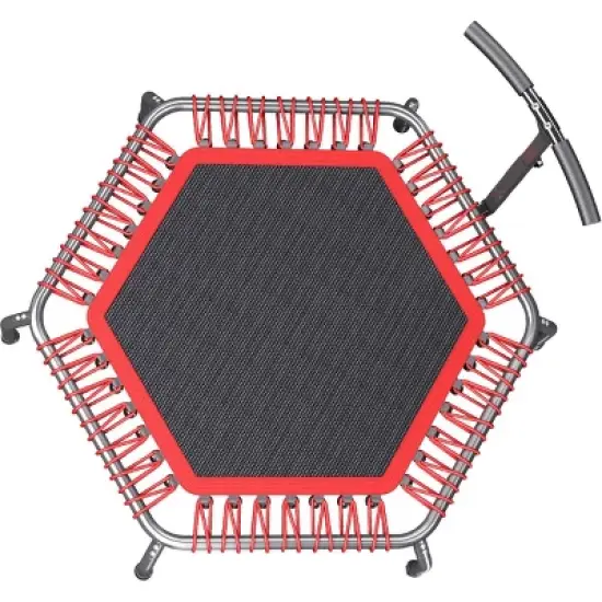 Ainfox Hexagonal Fitness Rebounder with Adjustable Handlebar image {3}
