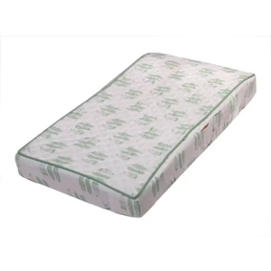 Bacati - Noah Mint Feathers Quilted Muslin Changing Pad Cover image {7}