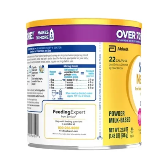 Similac Neosure Powder Infant Formula - 22.8oz image {6}