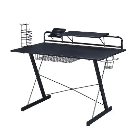 Multi Functional Carbon Gaming Desk Black - Techni Sport image {7}