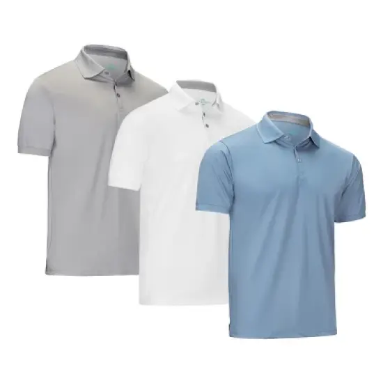 Mio Marino - Designer Golf Polo Shirt - 3 Pack image {9}