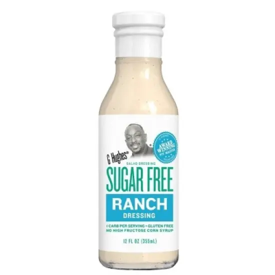 G Hughes Sugar Free Ranch Dressing, 12 oz. (Pack of 4) image {3}