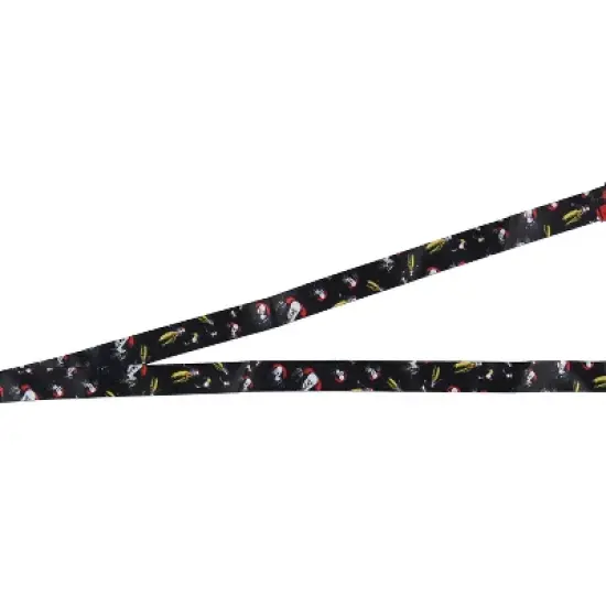 IT Pennywise Clown You'll Float Too! ID Badge Holder Lanyard w/ Rubber Pendant image {3}