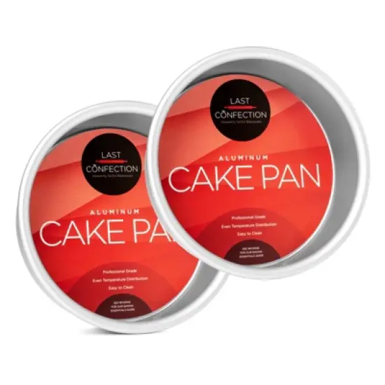 Last Confection 2pc Round Cake Pan Sets - Professional Bakeware image {7}