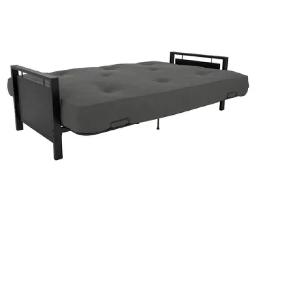 Henley Metal Arm Futon Frame Black Metal - Dorel Home Products image {6}