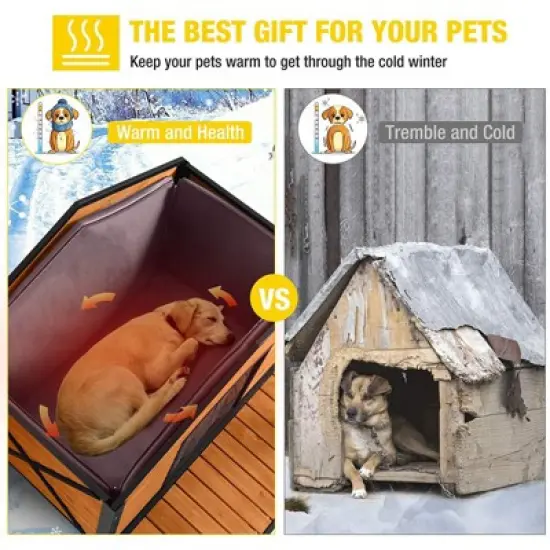 Aivituvin Waterproof Insulated Dog House| Liner Inside-AIR88-IN/89-IN image {4}