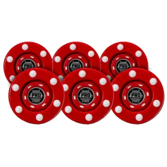 Franklin Sports Pro Commander Roller Pucks 6pk - Red image {4}