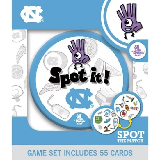 MasterPieces Officially Licensed NCAA UNC Tar Heels Spot It Game for Kids and Adults image {1}