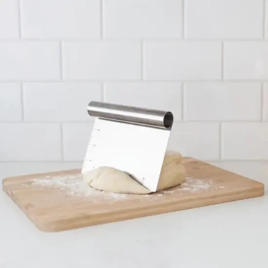 Better Houseware Dough Scraper/Cutter, Silver image {3}