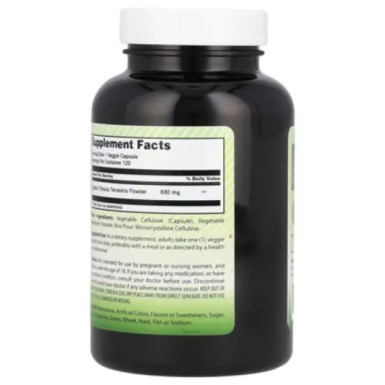 Amazing India Tribulus, 630 mg, 120 Veggie Capsules image {2}