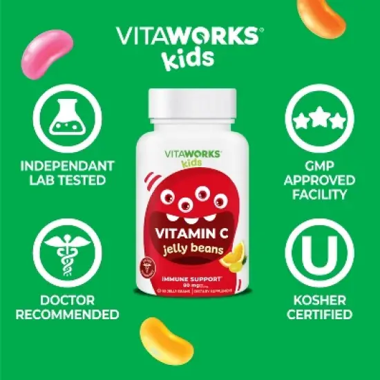 VitaWorks Kids - Vitamin C - 60 Jelly Beans image {4}