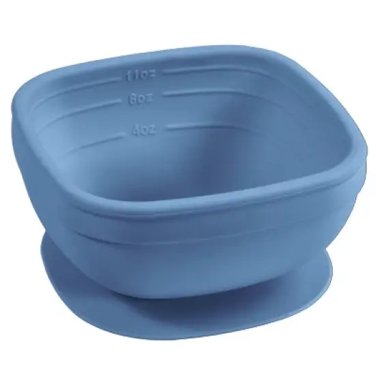 Re-Play Silicone Suction Bowl with Lid - Denim image {3}