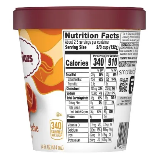 Haagen-Dazs Dulce de Leche Caramel Ice Cream - 14 fl oz image {5}