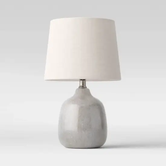 Assembled Ceramic Table Lamp Gray - Threshold&trade; image {5}