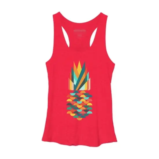Women's Design By Humans Geometric Pineapple By radiomode Racerback Tank Top image {6}