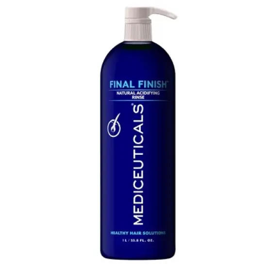 Mediceuticals Final Finish Lite Acidifying Rinse | For Fine or Damaged Hair | Easy to Comb | Weightless Hair - (33.8 oz / liter) image {2}