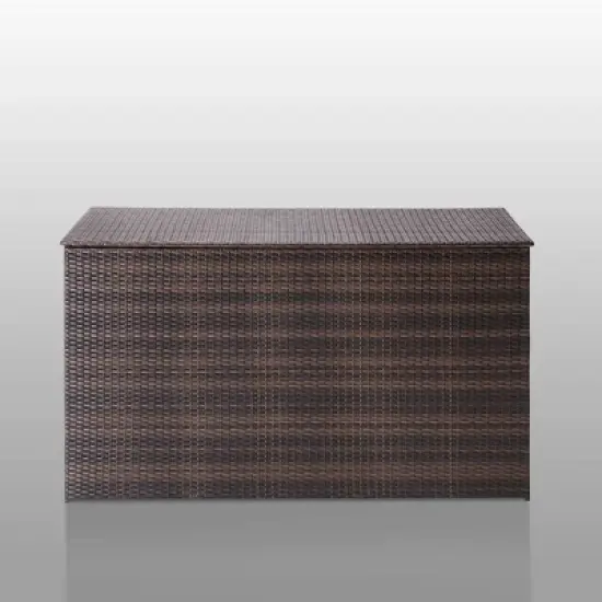 154gal Steel Deck Box Brown - Teamson Home image {6}