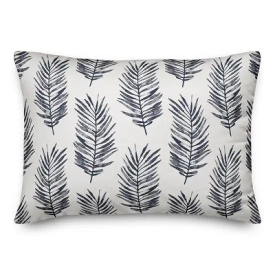 Creative Products Blue Fern Pattern 14x20 Indoor / Outdoor Pillow image {1}