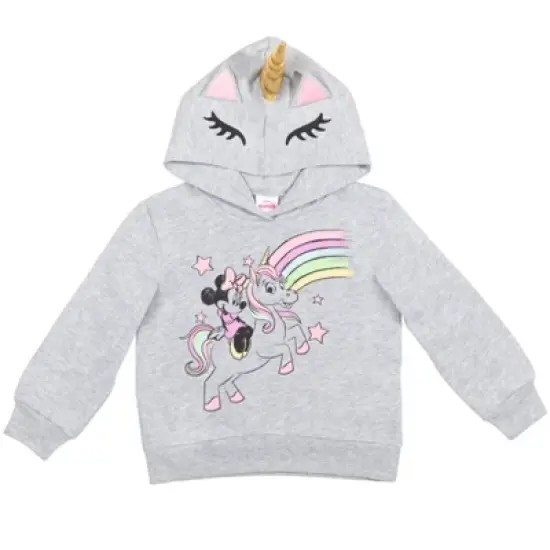 Disney Minnie Mouse Mickey Goofy Donald Duck Daisy Girls Pullover Hoodie Toddler image {8}