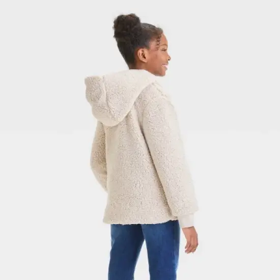  Girls' Cozy Faux Shearling Jacket - Cat & Jack&trade; image {1}