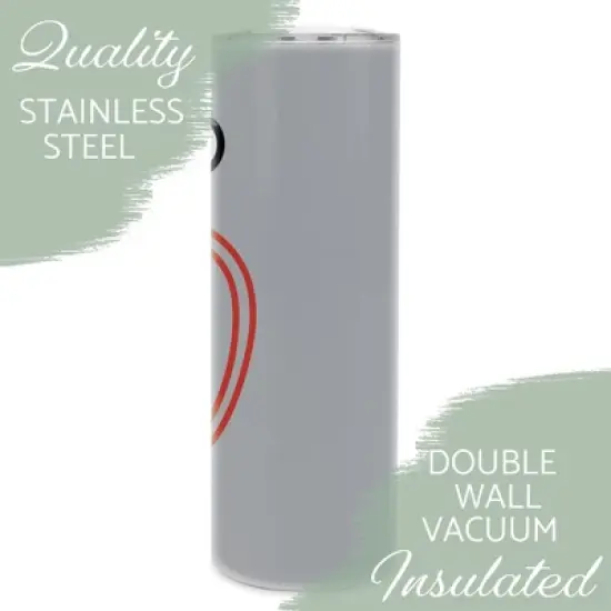 Elanze Designs Gamer At Heart Red Controller 20 ounce Stainless Steel Travel Tumbler image {2}