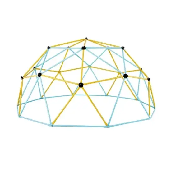 INFURNIC Baby Activity Gyms 10FT Geometric Dome Climber for Kids with Climbing Grip and Easy Assembly, Multicolor, 41.91"*11.6"*6.87" image {5}