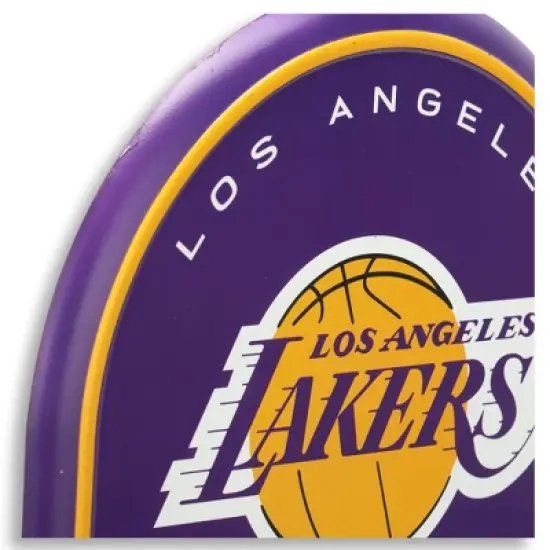 NBA Los Angeles Lakers Embossed Metal Pill Wall Sign image {3}