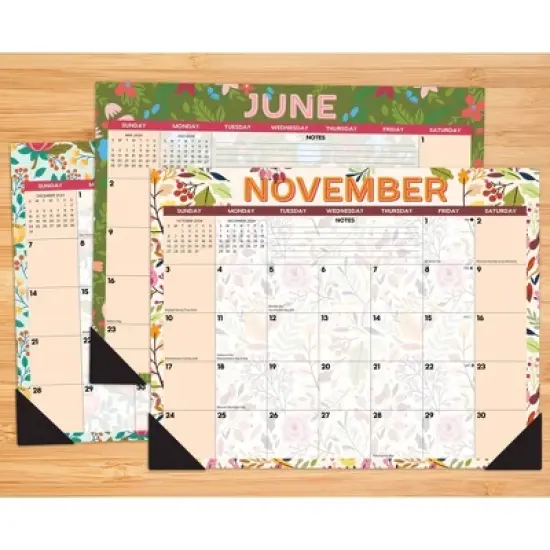 Willow Creek Press 2024 Monthly Planner 22"x17" Spring Floral image {1}