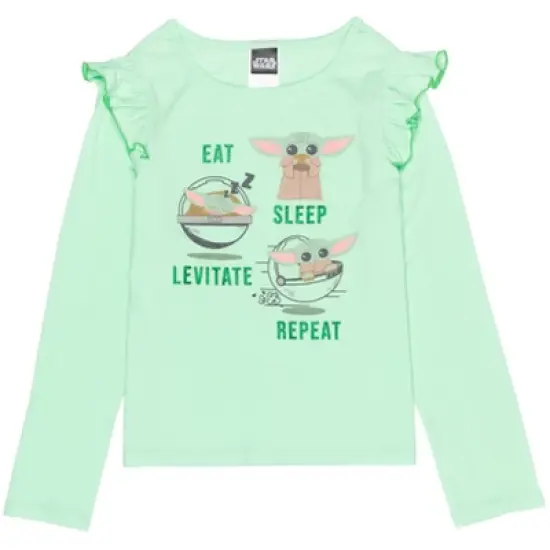 Star Wars The Mandalorian The Child Girls 2 Pack T-Shirts Little Kid to Big Kid  image {1}