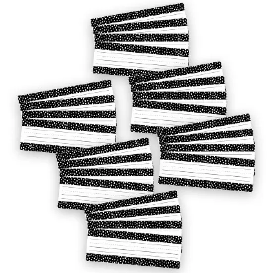 Creative Teaching Press Messy Dots on Black Name Plates, 9-1/2" x 3-1/4", 36 Per Pack, 6 Packs image {4}