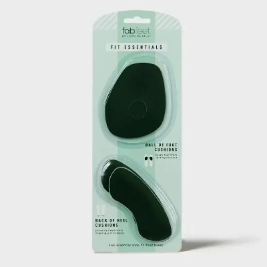 Fab Feet Women's by Foot Petals Fit Essentials Shoe Cushions - Black: Foam, Blister Relief image {7}