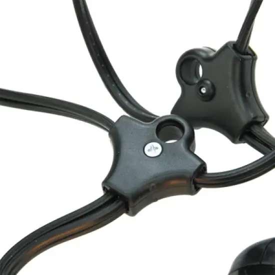 Northlight 15ct Commercial Grade Adjustable Drop Length E17 A Shape Christmas Lights Clear - 21' Black Wire image {2}