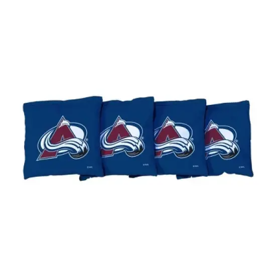 NHL Colorado Avalanche Corn-Filled Cornhole Bags Blue - 4pk image {1}