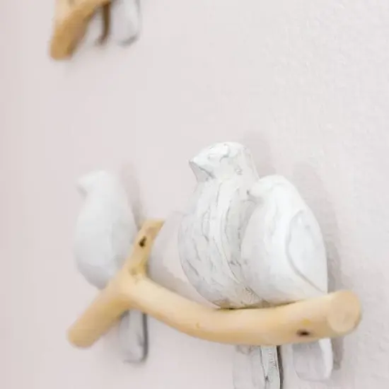 Crane Baby 2-Piece Wooden Wall Decor - Birds image {2}