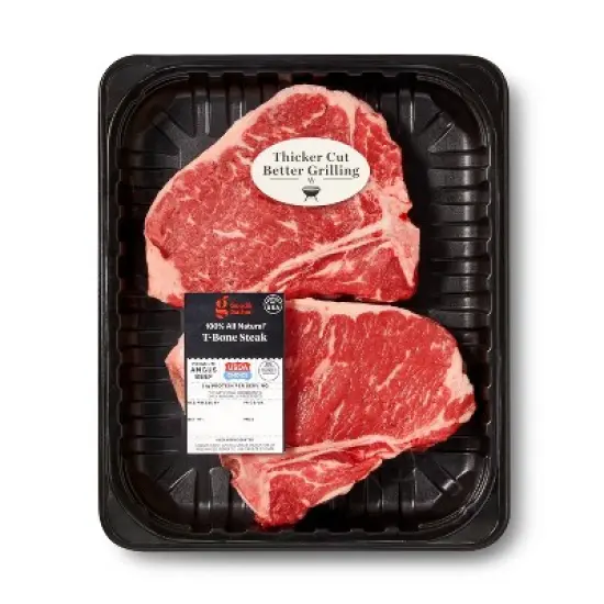 USDA Choice Angus Beef T-Bone Steak - price per lb - Good & Gather&trade; image {6}