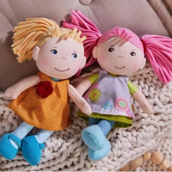 HABA Soft Doll Beatrice 8" - First Baby Doll with Red Pigtails image {2}