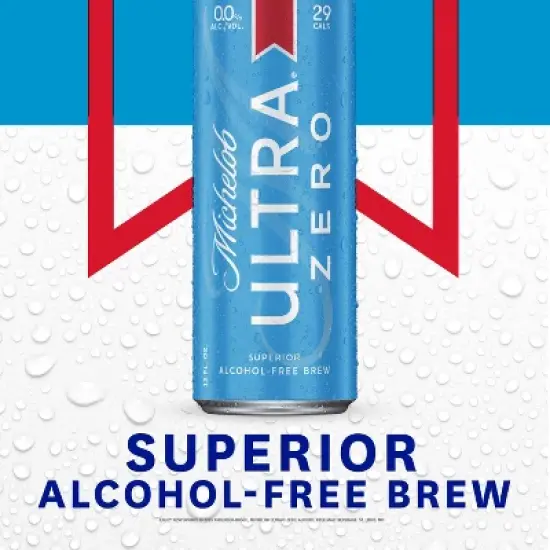 Michelob ULTRA Zero Non-Alcoholic Beer - 12pk/12 fl oz Cans image {4}