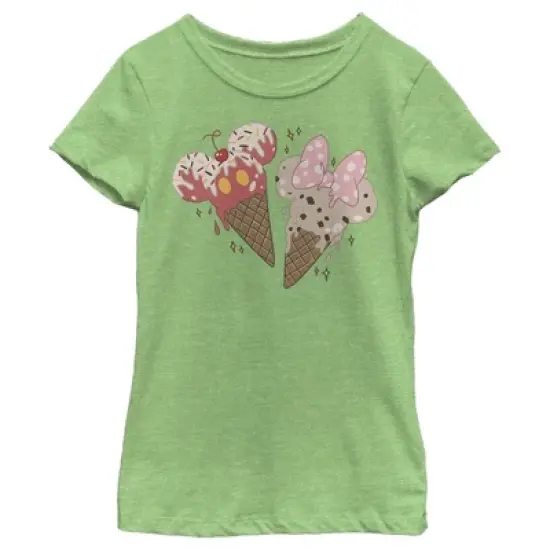 Girl's Disney Mickey and Minnie Ice Cream Cones T-Shirt image {3}