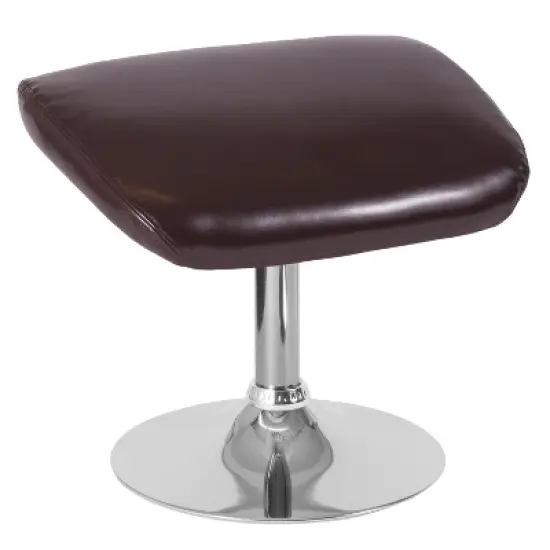 Flash Furniture Egg Series Ottoman Footrest with Chrome Base image {11}