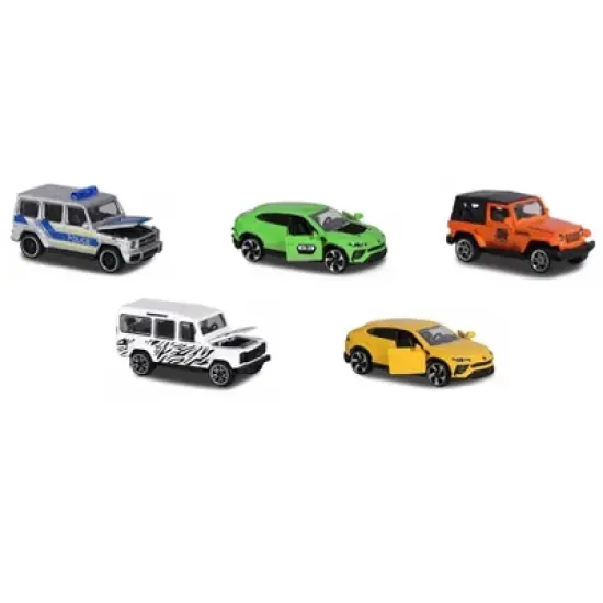 4x4 SUV Giftpack 5 piece Set 1/64 Diecast Model Cars by Majorette image {1}