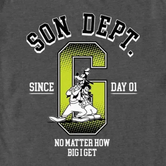 Men's Mickey & Friends No Matter How Big I Get Goofy and Max T-Shirt image {1}