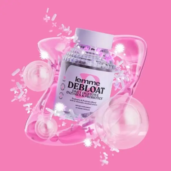 Lemme Debloat Daily Digestive Capsules - 60ct image {6}