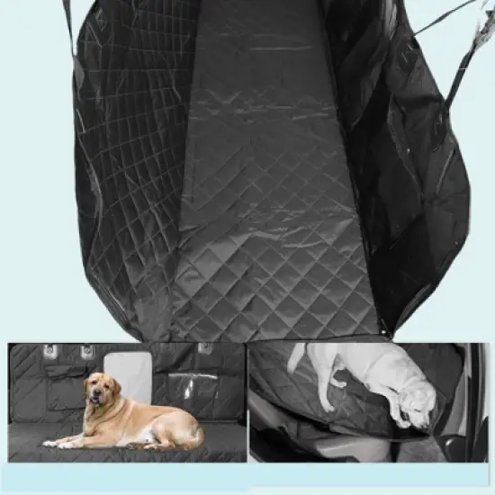 Unique Bargains Nonslip Washable Dog Car Seat Cover for Back Seat 1 Pc image {2}